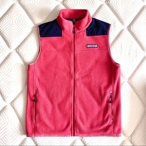 Vineyard Vines Nantucket Red Fleece Vest